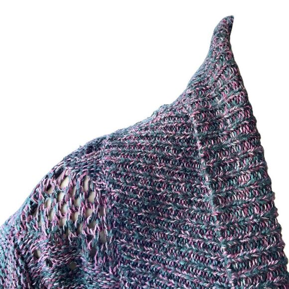 Torrid Womens Marled Open Front Shawl Collar Knit Cardigan Sweater Size Large - Picture 4 of 14